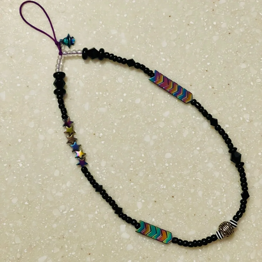 Phone String!! Oil slick rainbow 🌈